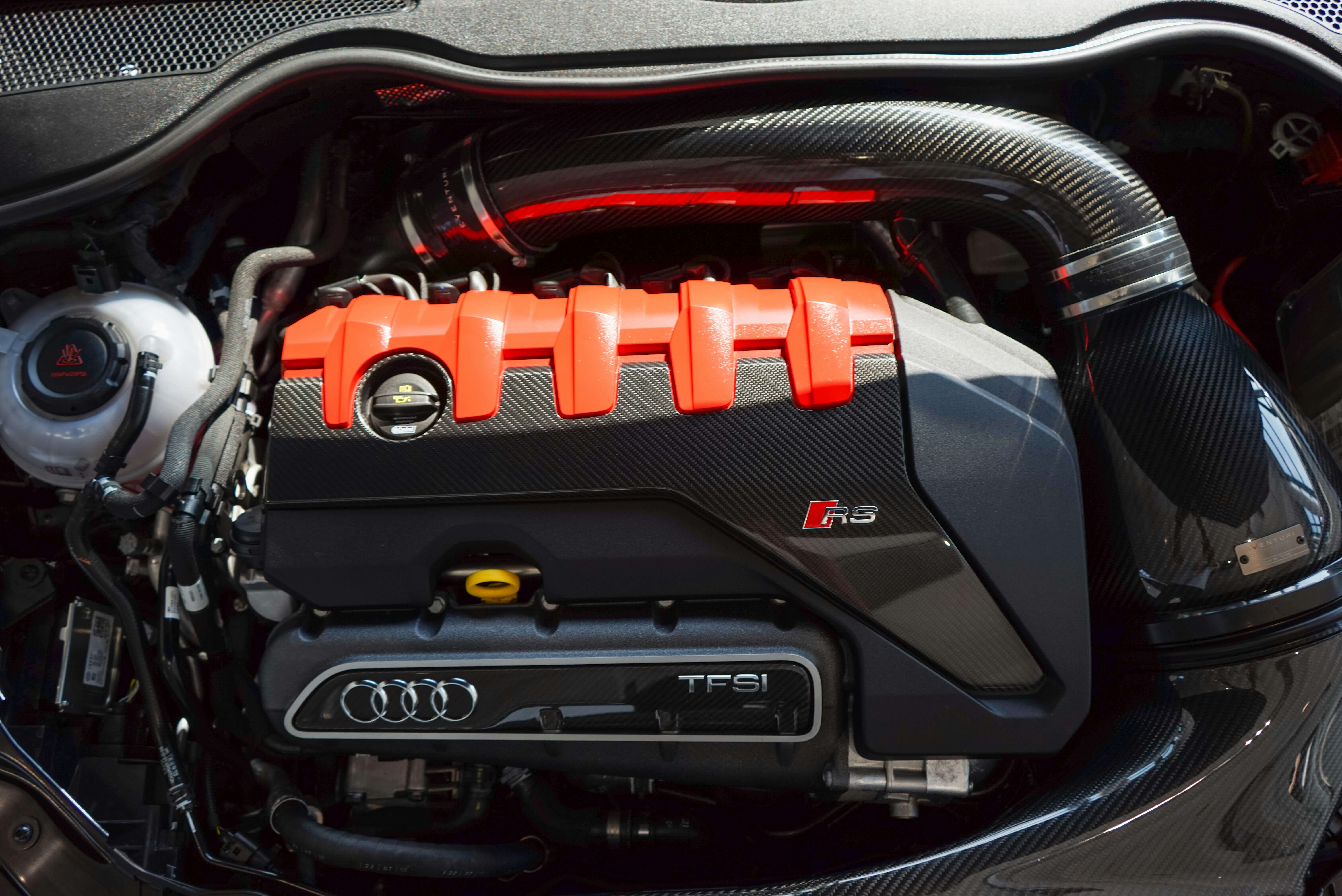 Engine bay close-up